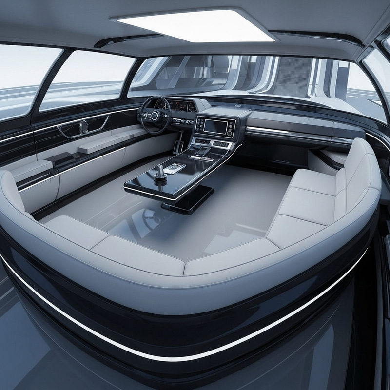 Ferrari 2023 Inspired Futuristic Interior Design Ferrari 2023 Inspired Futuristic Interior Design