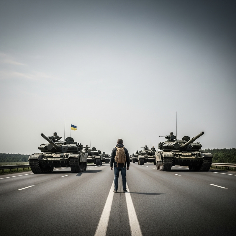 Tank Man Defying Military Tanks | Iconic Courageous Stand Tank Man Defying Military Tanks | Iconic Courageous Stand