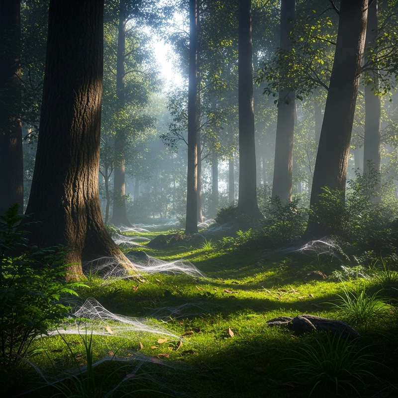 Mystical Abstract Forest: A Dreamlike Journey Mystical Abstract Forest: A Dreamlike Journey