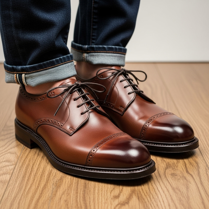Handcrafted Vintage Leather Shoes in Deep Brown | ZAPATOS Handcrafted Vintage Leather Shoes in Deep Brown | ZAPATOS