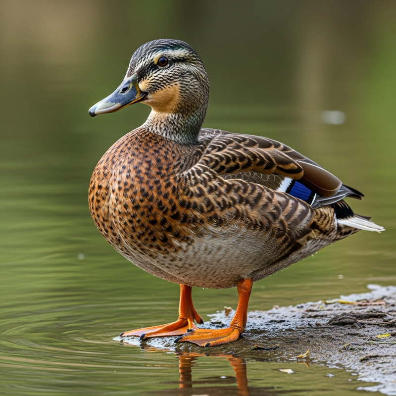 Ultra-Realistic Duck Rendering: Lifelike Plumage & Sharply Perceptive Gaze Ultra-Realistic Duck Rendering: Lifelike Plumage & Sharply Perceptive Gaze