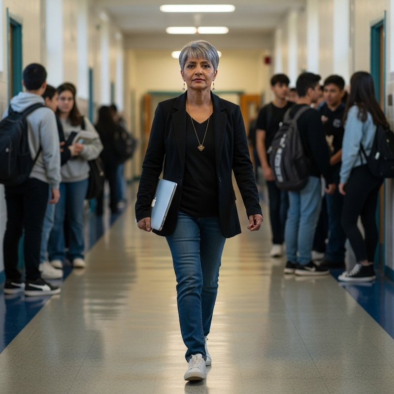 Stylish History and Geography Educator with Modern Flair