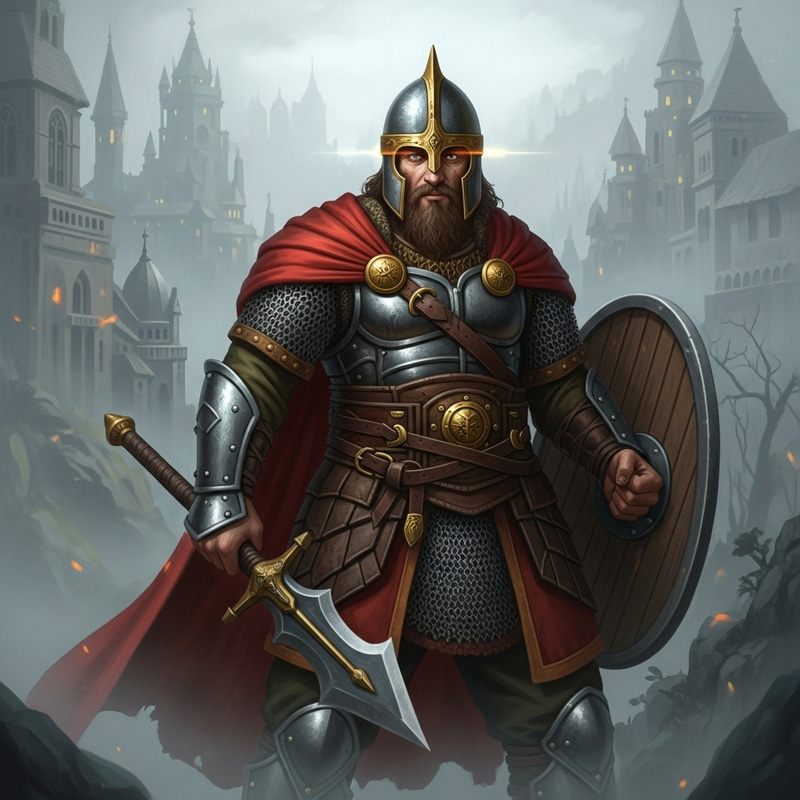 Syn Boga Ziemi - Wojownik z Czasów Średniowiecza Syn Boga Ziemi - Wojownik z Czasów Średniowiecza