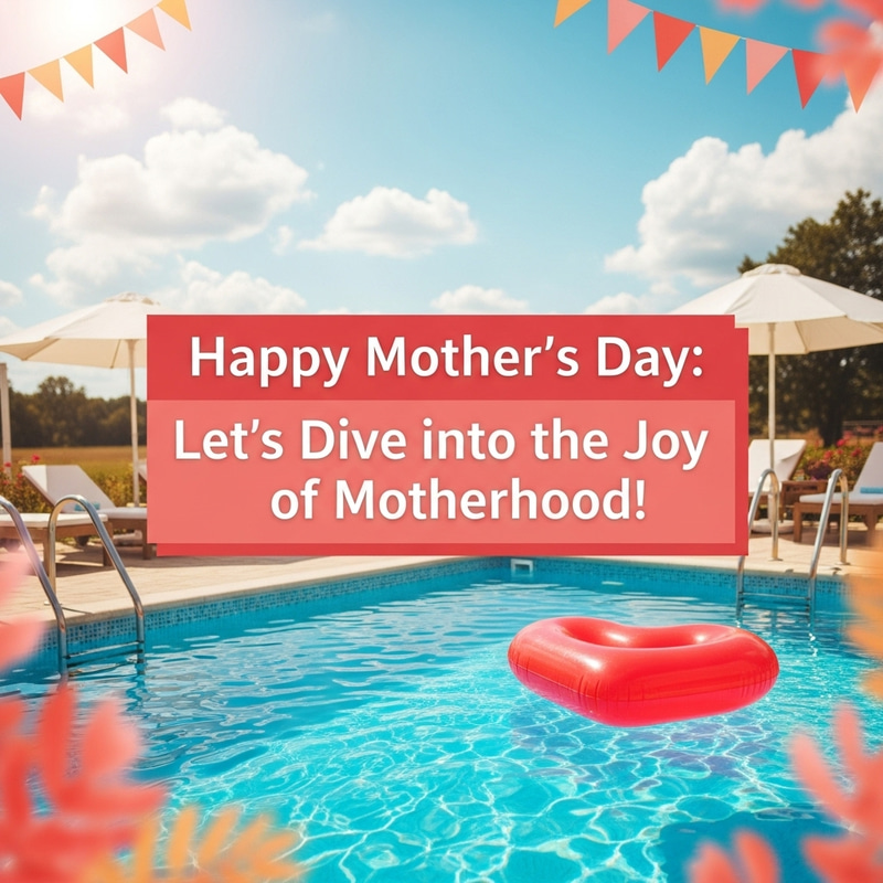 Celebrate Mother's Day with Swim-Inspired Social Media Design