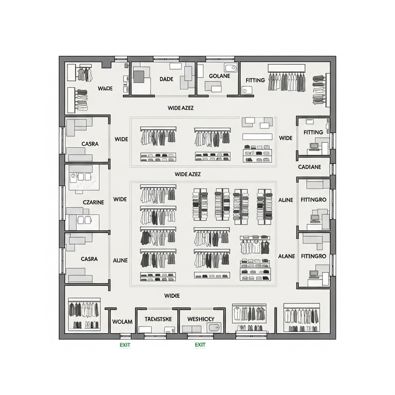 Stradivarius Gallery Store Map at Posnania Mall, Poznań