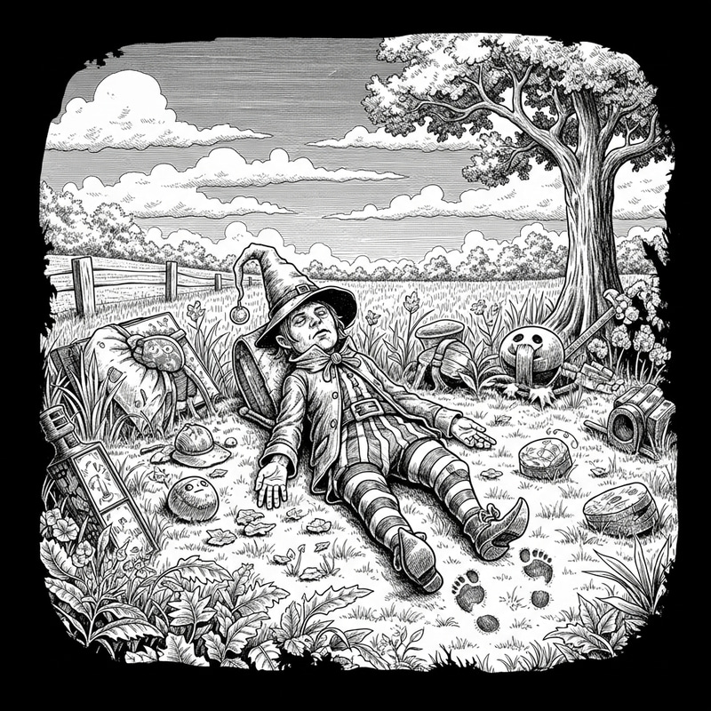 Rumpelstiltskin Dead: Intriguing Crime Scene Sketch Revealed