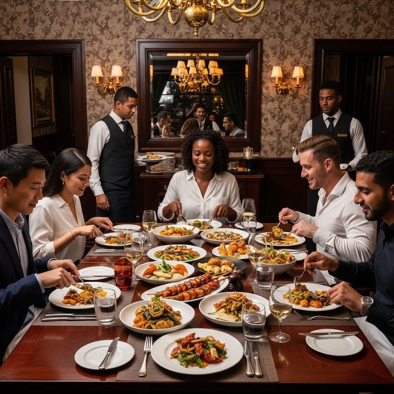 Lavish Restaurant Dinner Party | Exquisite Dining Experience Lavish Restaurant Dinner Party | Exquisite Dining Experience