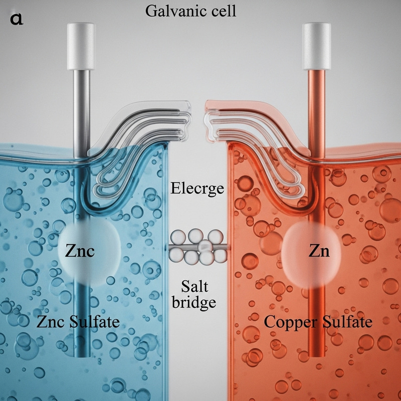 Microscopic View of Electrochemical Cell Microscopic View of Electrochemical Cell