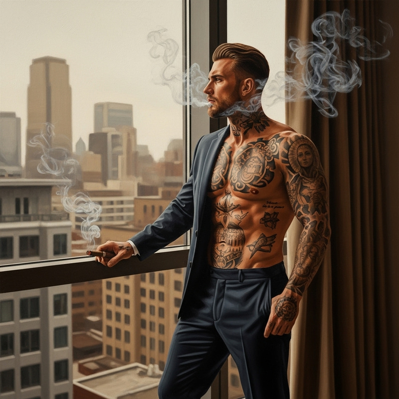 Sophisticated Irish Gentleman in Urban Romanticism Sophisticated Irish Gentleman in Urban Romanticism