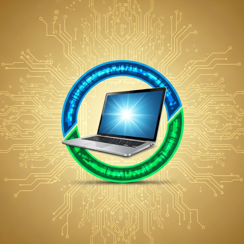 Vibrant Digital Technology Logo | Computing Design Vibrant Digital Technology Logo | Computing Design
