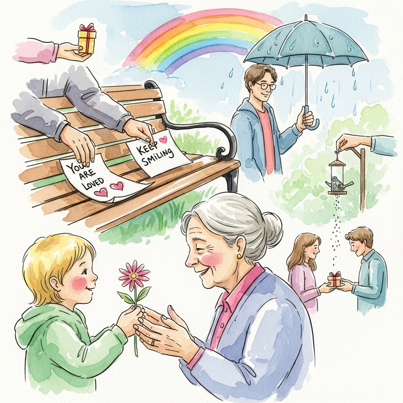 Small Gestures Spreading Joy in Watercolor Art Small Gestures Spreading Joy in Watercolor Art