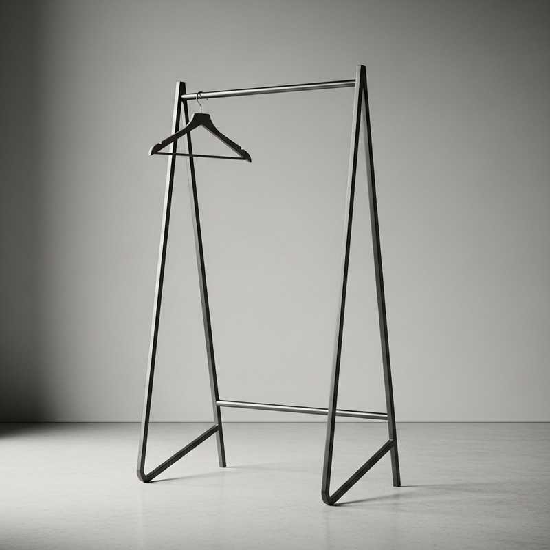 Sturdy Floor Metal Hanger - Perfect Closet Organization