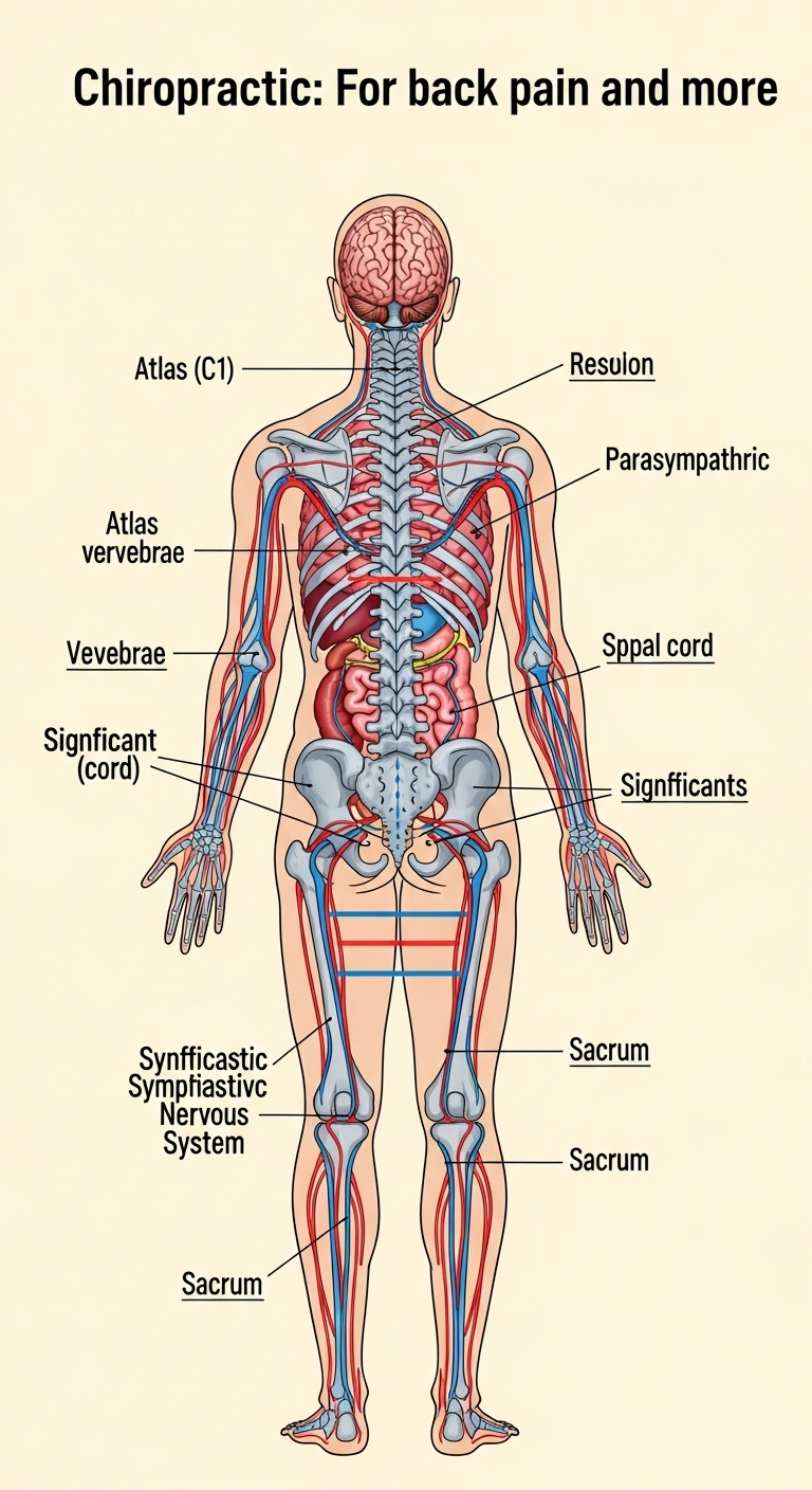 Human Sympathetic & Parasympathetic Nervous System Anatomy | Chiropractic Illustration Human Sympathetic & Parasympathetic Nervous System Anatomy | Chiropractic Illustration