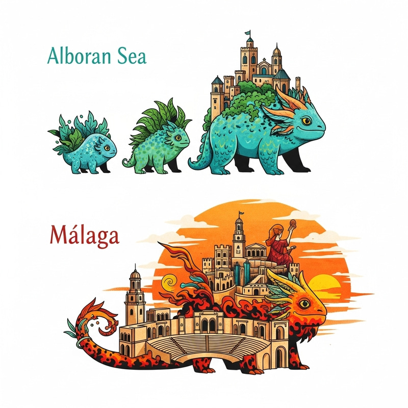 Create Pokémon Initial & Evolutions Inspired by Málaga