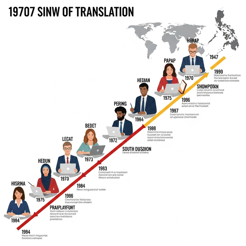 Global Timeline of Language Translation History with Linguists Image Global Timeline of Language Translation History with Linguists Image