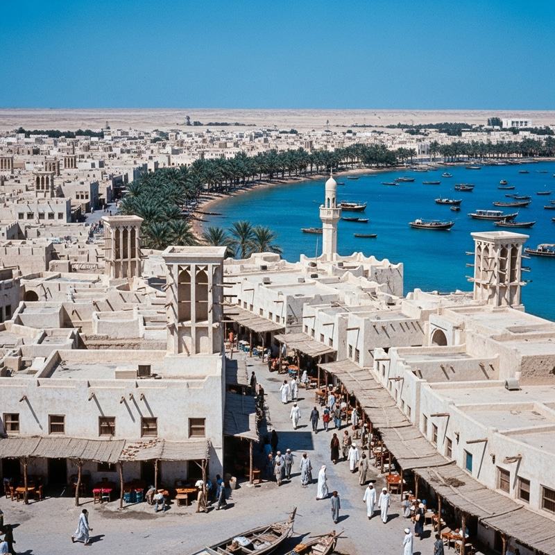 Historical Landmarks of Qatar 1970: Architecture, Souqs, Oasis Historical Landmarks of Qatar 1970: Architecture, Souqs, Oasis