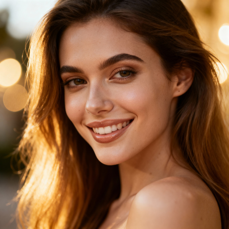 Captivating Smile of an Attractive Model Captivating Smile of an Attractive Model