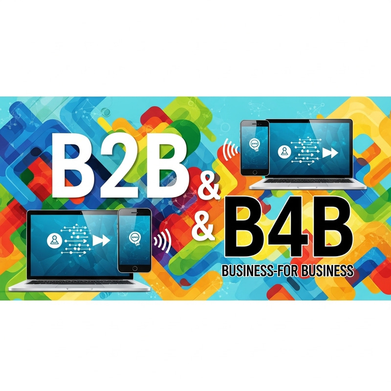 Colorful B2B and B4B Banner Design | Tech Devices & Connectivity Colorful B2B and B4B Banner Design | Tech Devices & Connectivity
