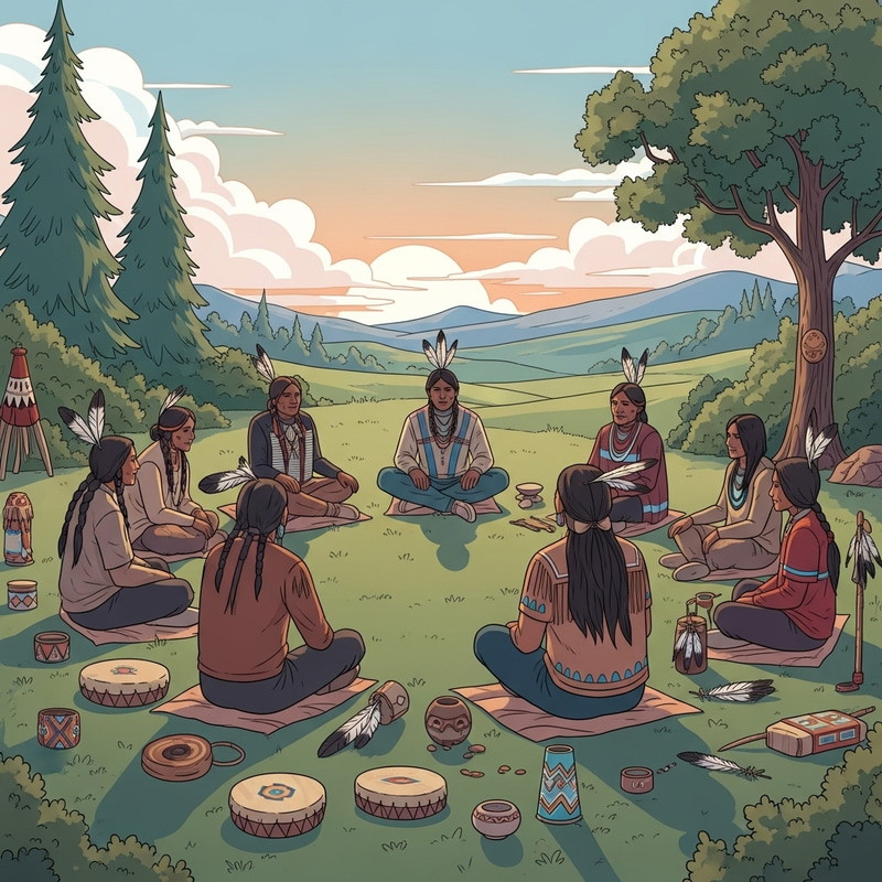 Indigenous People in Circles: Celebrating Culture