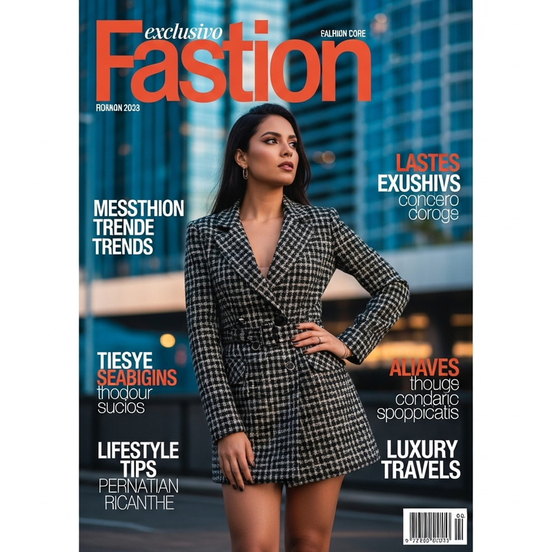 Stunning Fashion Magazine Cover featuring Hispanic Model | Latest Trends & Luxe Lifestyle Stunning Fashion Magazine Cover featuring Hispanic Model | Latest Trends & Luxe Lifestyle