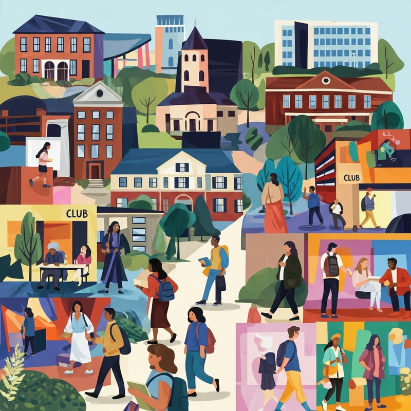 Abstract Campus Life: A Colorful Representation Abstract Campus Life: A Colorful Representation