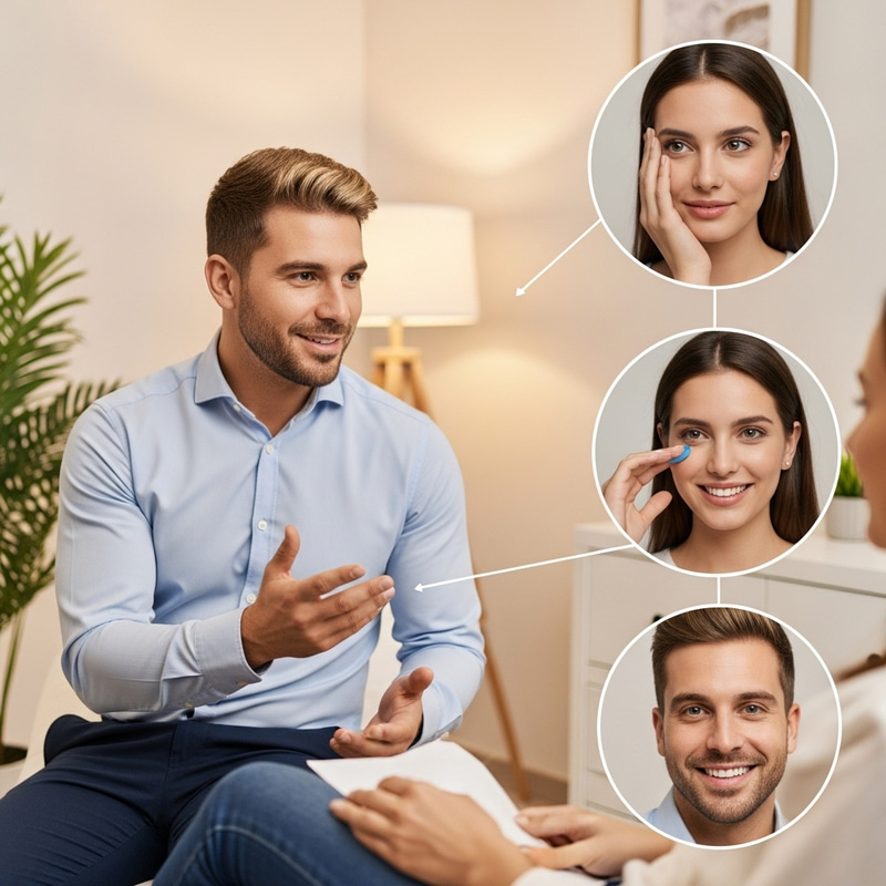 Blond Hair Hypnotherapist: Transform Emotions, Create Safe Space