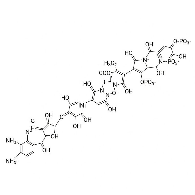 Complex Chemical Structure NH3+ to O-PO3 Complex Chemical Structure NH3+ to O-PO3