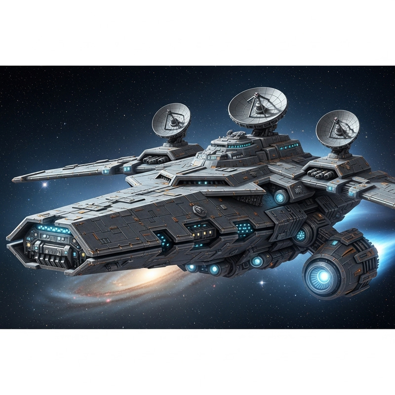 Warhammer 40k Ship with Star Wars Flair