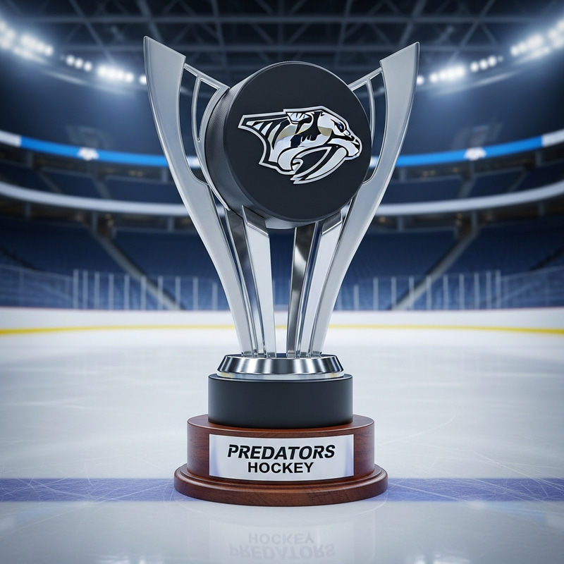 Predators Hockey Trophy - Silver Design | Niche Sports Competition Predators Hockey Trophy - Silver Design | Niche Sports Competition
