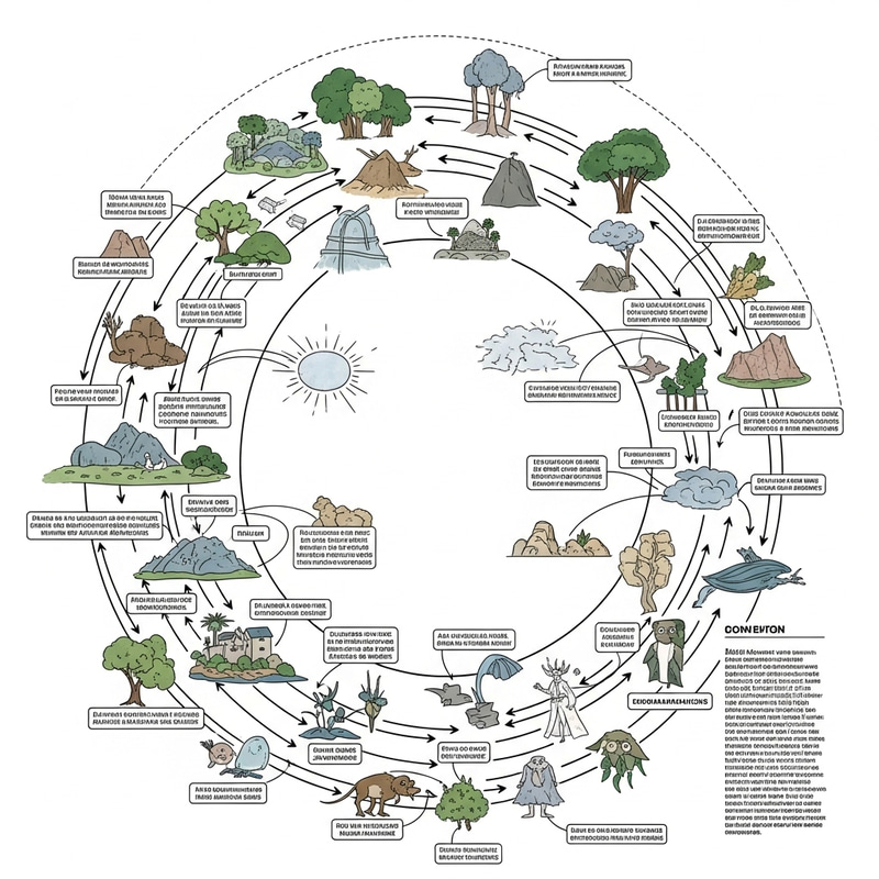 Chain of Effects in Ecosystems and Social Systems: Interconnections and Impacts