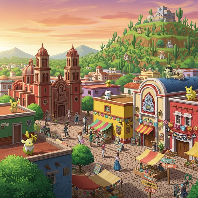 Mexican Pokemon Region: Vibrant Culture & Lush Landscapes Mexican Pokemon Region: Vibrant Culture & Lush Landscapes