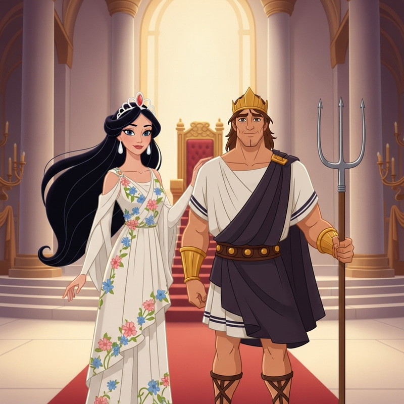 Disney-style Persephone and Hades: Royal Greek Mythology Disney-style Persephone and Hades: Royal Greek Mythology