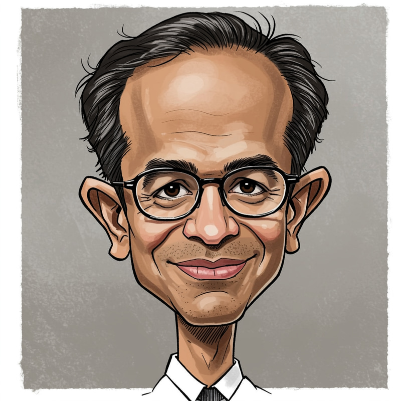 Satya Nadella Caricature - Humorous Portraits