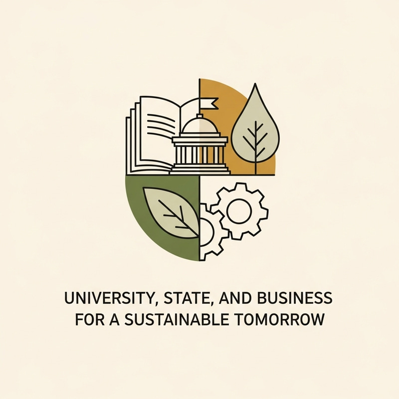 Minimalist Logo for Sustainable Tomorrow Event Minimalist Logo for Sustainable Tomorrow Event