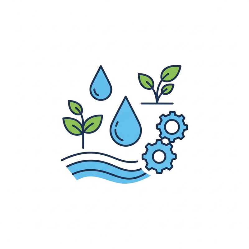 Powerful Agriculture Water Saving Invention Icon