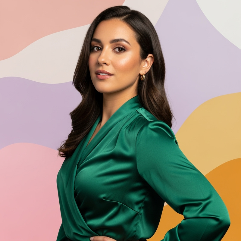 Elegant Confidence: Stylish Young Woman Elegant Confidence: Stylish Young Woman