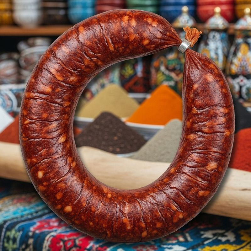 Traditional Turkish Donkey Meat Sausage | Rich Flavor