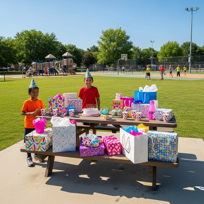 8-Year-Old Boy's Birthday Party: Picnic, Playground, and Field Fun