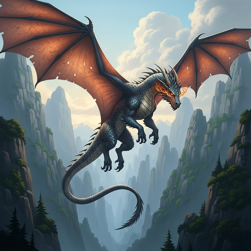 Mythical Dragon Artwork | Stunning Masterpiece
