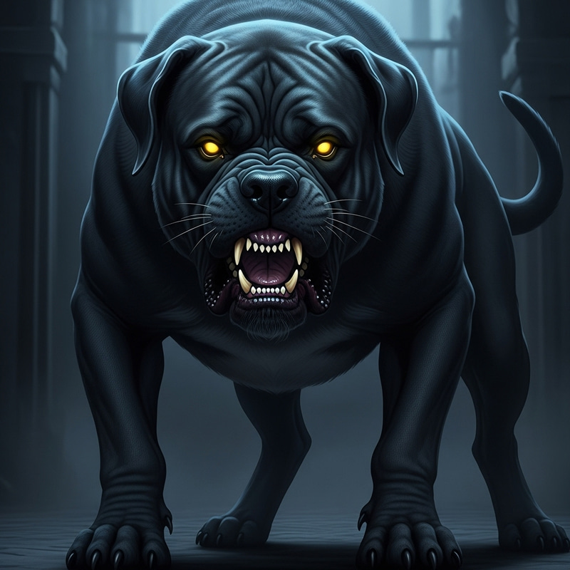 Ominous Dark Dog | Loyalty & Protection Ominous Dark Dog | Loyalty & Protection