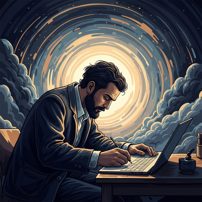 Explorer Immersed in Ideas: Eternal Essence and Guiding Spirit Explorer Immersed in Ideas: Eternal Essence and Guiding Spirit