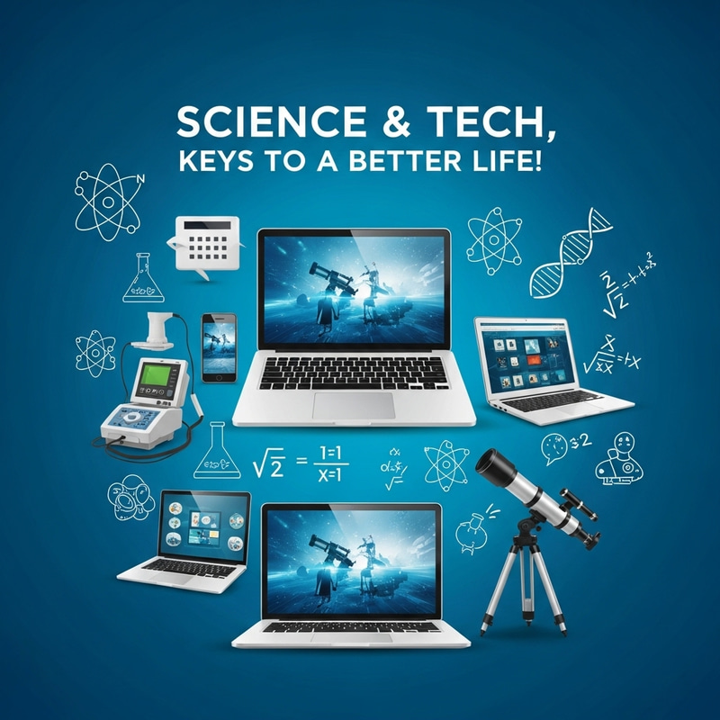 Science & Tech: The Path to a Fulfilling Life Science & Tech: The Path to a Fulfilling Life