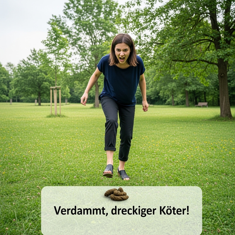 Grumpy Girl Chases Dog After Pooping Incident Grumpy Girl Chases Dog After Pooping Incident