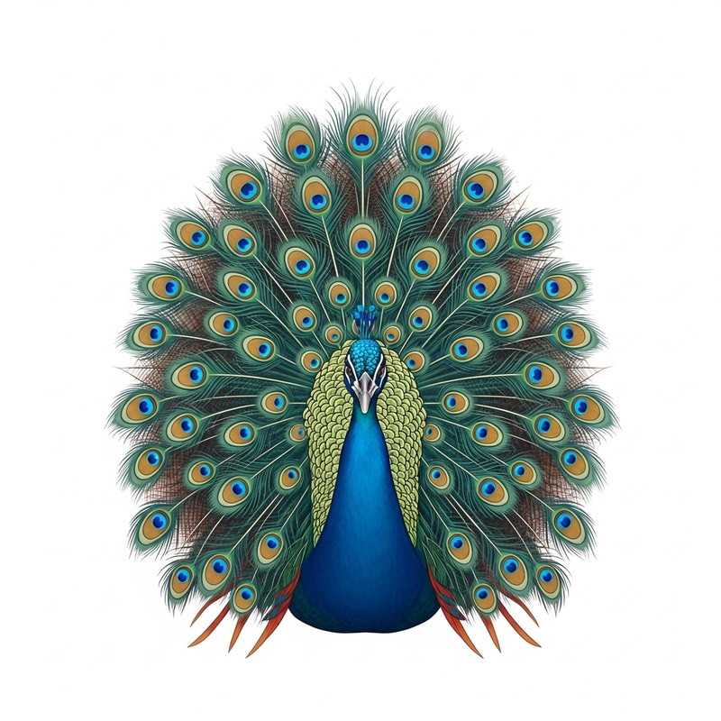 Gigantic Peacock - Stunning Image