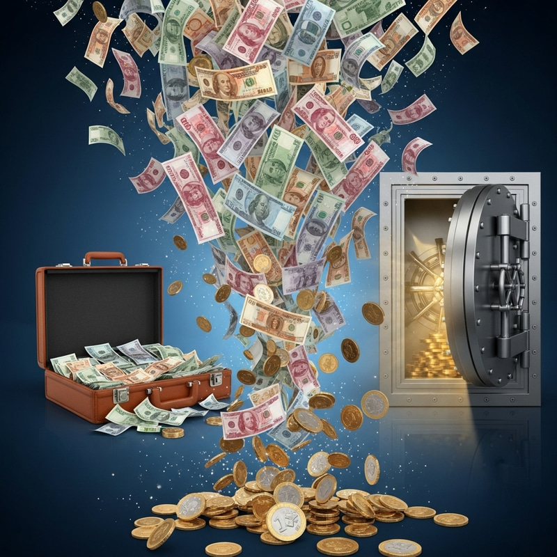 Dynamic Money Flow Visualization with Global Currencies