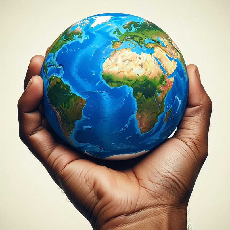 Global Unity: Holding the World in Your Hands