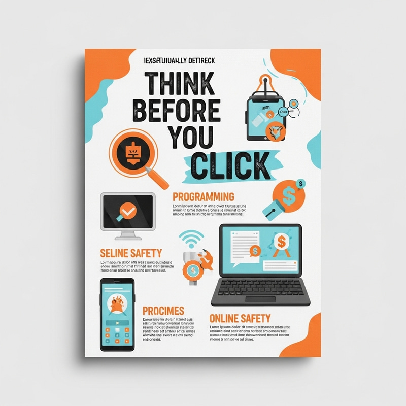 Exceptionally Attractive Internet Safety Poster Design