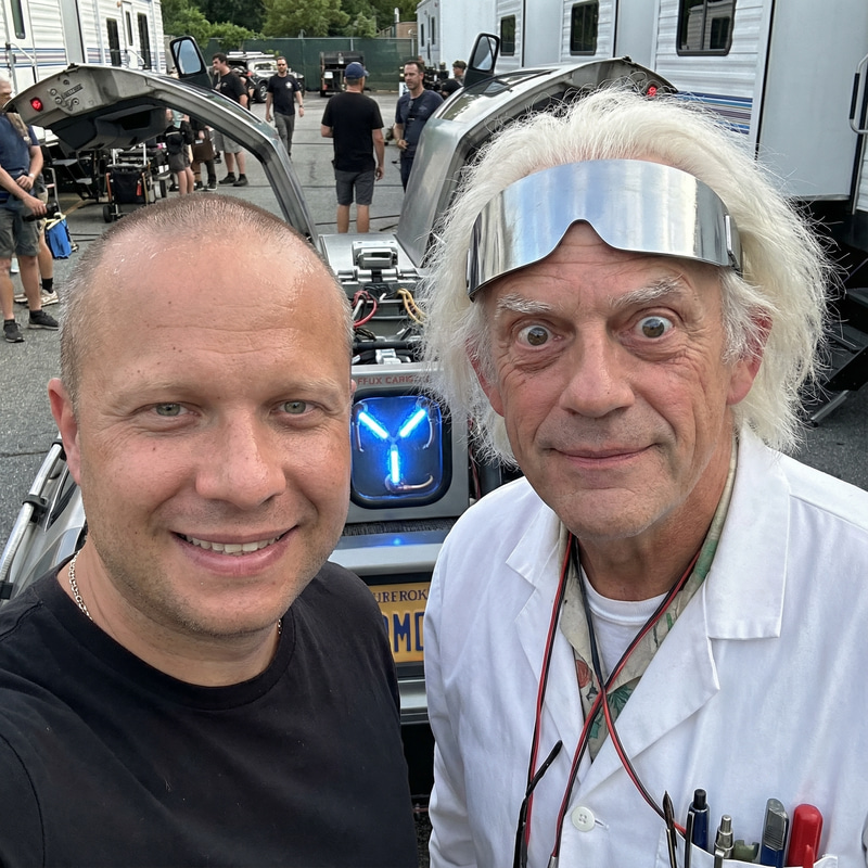 Selfie with Doc Brown from Back to the Future Selfie with Doc Brown from Back to the Future