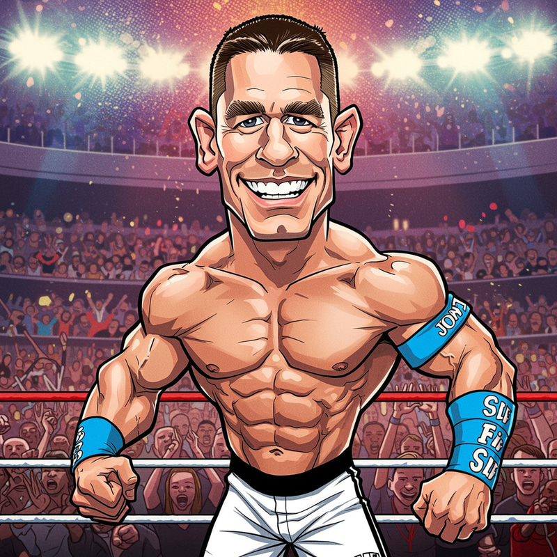 John Cena Caricature Art John Cena Caricature Art