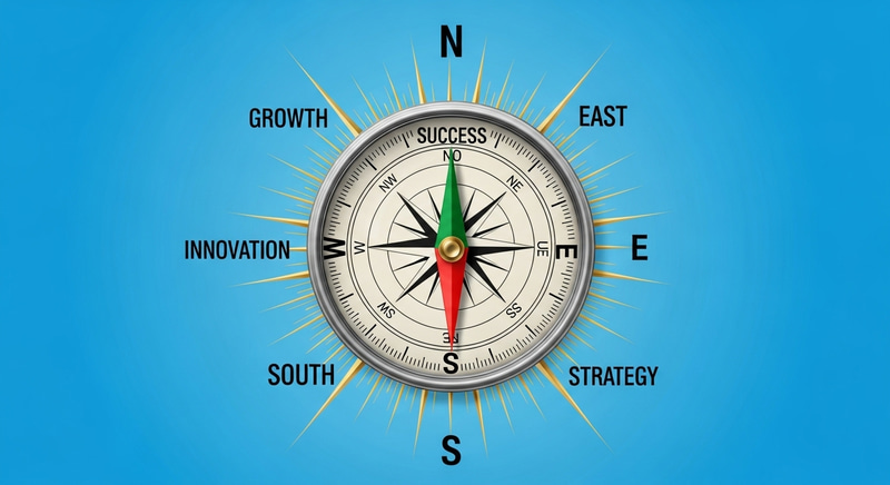 Business Success Compass | Growth, Innovation, Strategy Points